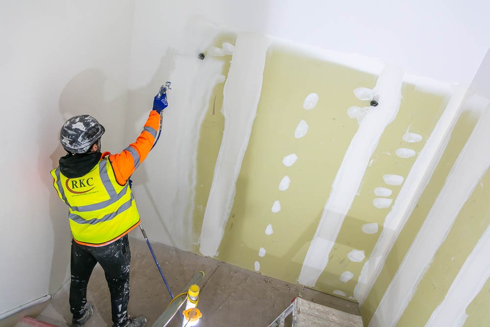 Construction Spray Plaster