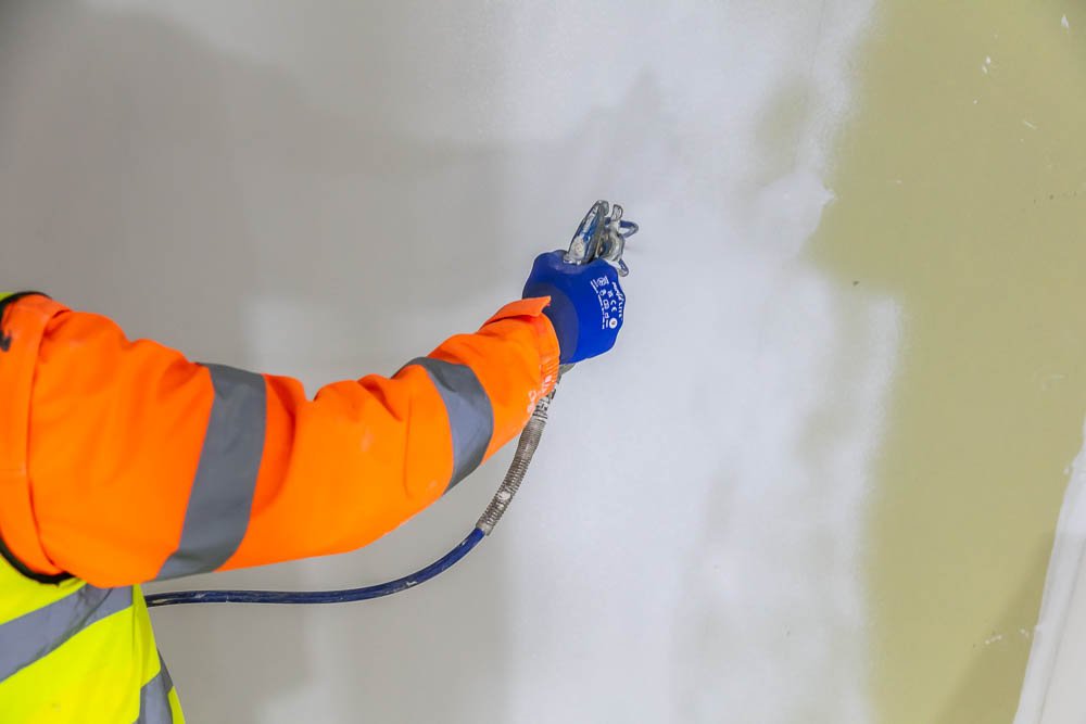 Construction Spray Plaster