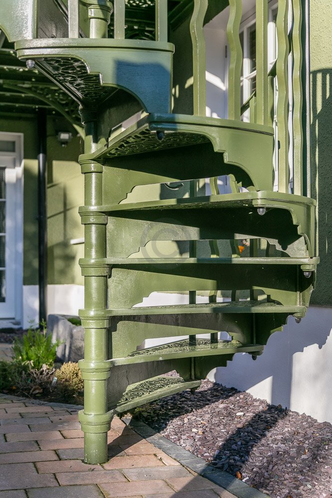 Spiral Staircase and Balcony