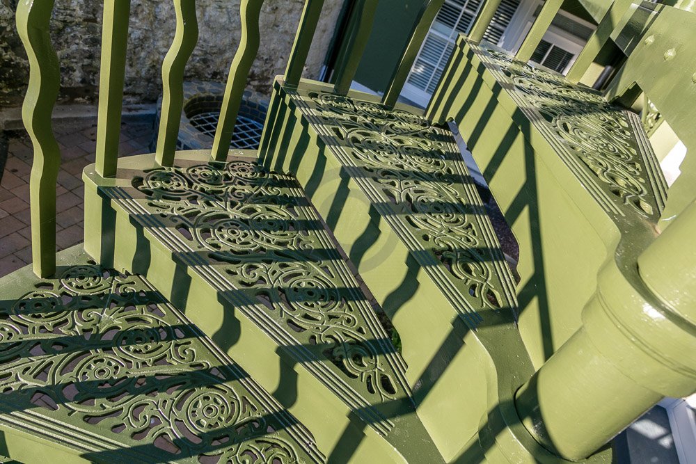 Spiral Staircase and Balcony