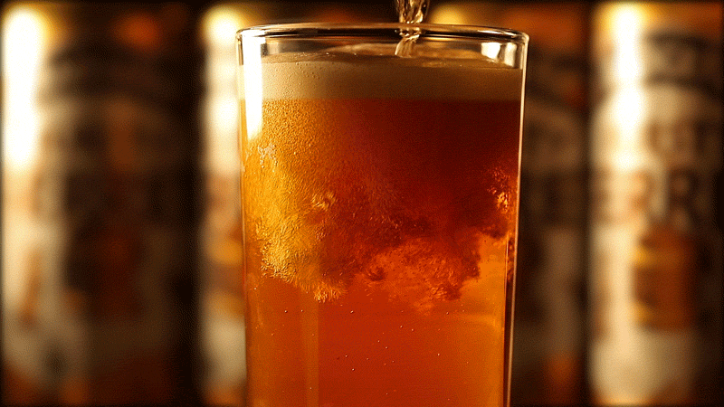 Cinemagraph Beer Pour